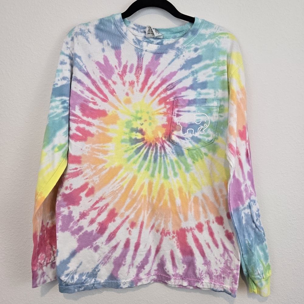 Ivory Ella Tie Dye Long Sleeve Top